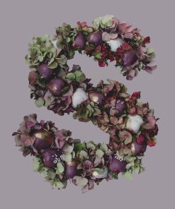 Floral Letter S
